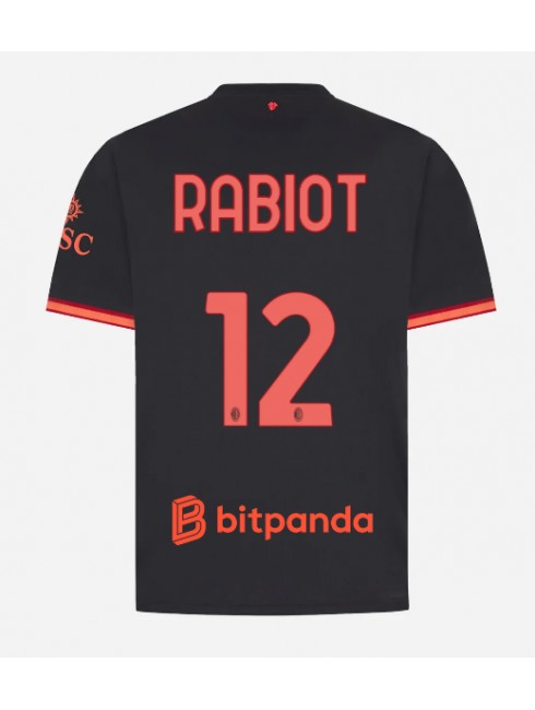 AC Milan Adrien Rabiot #12 Ausweichtrikot 2026-27 Kurzarm AC Milan Adrien Rabiot #12 Ausweichtrikot 2026-27 Kurzarm
